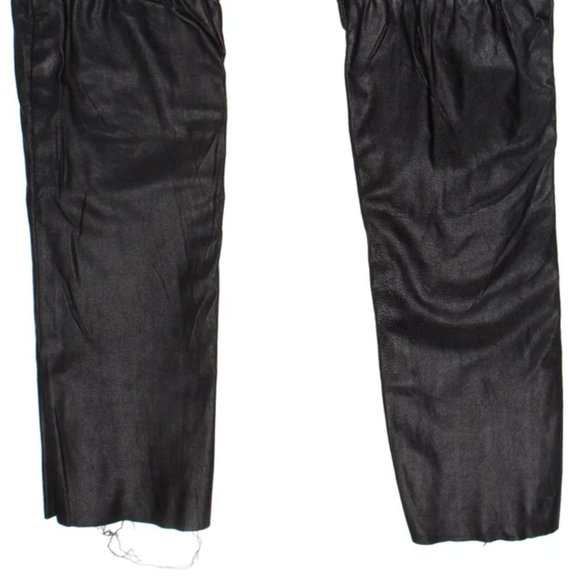 Mackage Lamb Leather Mid-Rise Skinny Pants / Leggings - Picture 4 of 4
